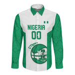 Afro Basketball Custom Nigeria Long Sleeve Button Shirt Come On Tigers - African Pride