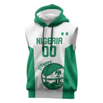 Afro Basketball Custom Nigeria Sleeveless Hoodie Come On Tigers - African Pride