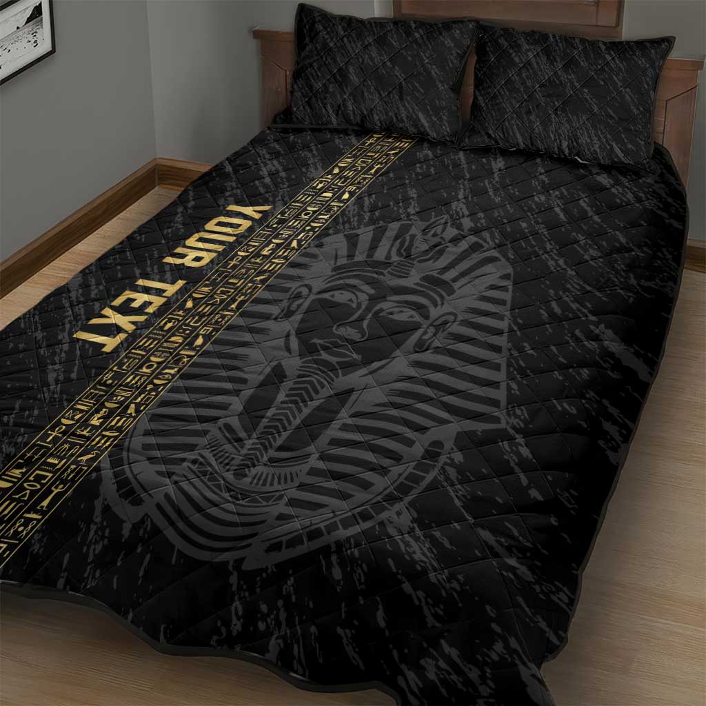 Afro Basketball Custom Egypt Quilt Bed Set Come On Pharaohs - African Pride