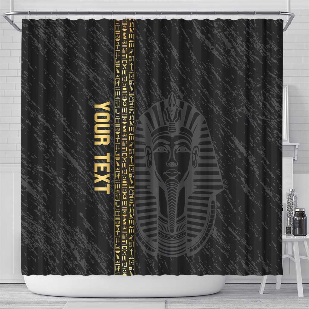 Afro Basketball Custom Egypt Shower Curtain Come On Pharaohs - African Pride