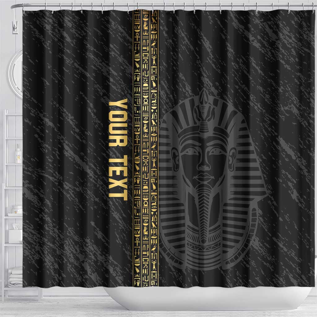 Afro Basketball Custom Egypt Shower Curtain Come On Pharaohs - African Pride