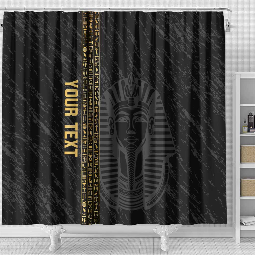 Afro Basketball Custom Egypt Shower Curtain Come On Pharaohs - African Pride