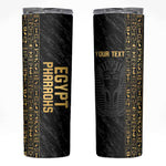 Afro Basketball Custom Egypt Skinny Tumbler Come On Pharaohs - African Pride