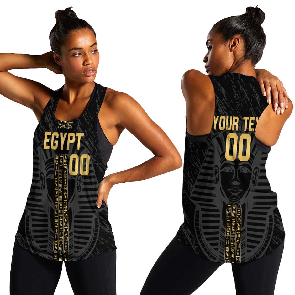 Afro Basketball Custom Egypt Women Racerback Tank Come On Pharaohs - African Pride