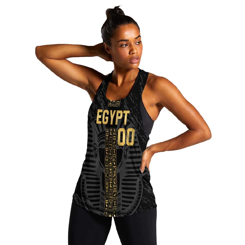 Afro Basketball Custom Egypt Women Racerback Tank Come On Pharaohs - African Pride