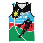 Afro Basketball Custom South Sudan Basketball Jersey Come On Bright Stars - African Pride