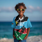 Afro Basketball Custom South Sudan Kid Hawaiian Shirt Come On Bright Stars - African Pride