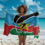 Afro Basketball Custom South Sudan Sarong Come On Bright Stars - African Pride