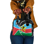 Afro Basketball Custom South Sudan Shoulder Handbag Come On Bright Stars - African Pride