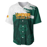 Afro Basketball Custom Cameroon Baseball Jersey Come On Indomitable Lions - African Pride