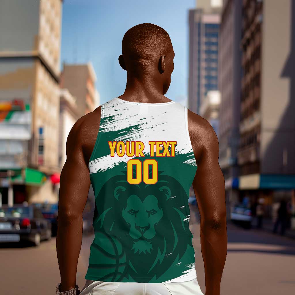 Afro Basketball Custom Cameroon Men Tank Top Come On Indomitable Lions - African Pride