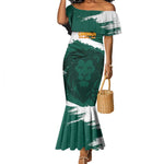Afro Basketball Custom Cameroon Mermaid Dress Come On Indomitable Lions - African Pride
