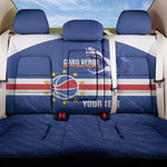 Afro Basketball Custom Cape Verde Back Car Seat Cover Come On Blue Sharks - African Pride