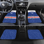 Cape Verde Football Custom Car Mats Come On Tubaroes Azuis Shark - African Pride