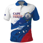 Cape Verde Football Custom Polo Shirt Tubaroes Azuis Glory World Cup - African Pride