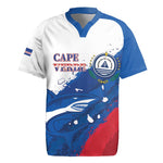 Cape Verde Football Custom Rugby Jersey Tubaroes Azuis Glory World Cup - African Pride
