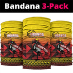 Afro Basketball Custom Uganda Neck Gaiter Come On Silverbacks African Pattern LT14