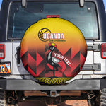 Afro Basketball Custom Uganda Spare Tire Cover Come On Silverbacks African Pattern - African Pride