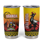 Afro Basketball Custom Uganda Tumbler Cup Come On Silverbacks African Pattern - African Pride