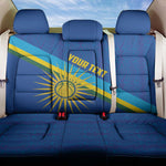 Afro Basketball Custom Rwanda Back Car Seat Cover Go Champions Imigongo Folk Pattern - African Pride