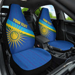 Afro Basketball Custom Rwanda Car Seat Cover Go Champions Imigongo Folk Pattern - African Pride