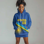 Afro Basketball Custom Rwanda Hoodie Dress Go Champions Imigongo Folk Pattern - African Pride