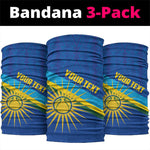 Afro Basketball Custom Rwanda Neck Gaiter Go Champions Imigongo Folk Pattern LT14