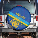 Afro Basketball Custom Rwanda Spare Tire Cover Go Champions Imigongo Folk Pattern - African Pride
