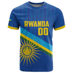 Afro Basketball Custom Rwanda T shirt Go Champions Imigongo Folk Pattern - African Pride