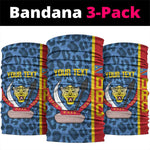 Afro Basketball Custom DR Congo Neck Gaiter Come On Leopards Skin Pattern LT14