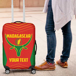 Afro Basketball Custom Madagascar Luggage Cover Come On Angel Manzano - African Pride