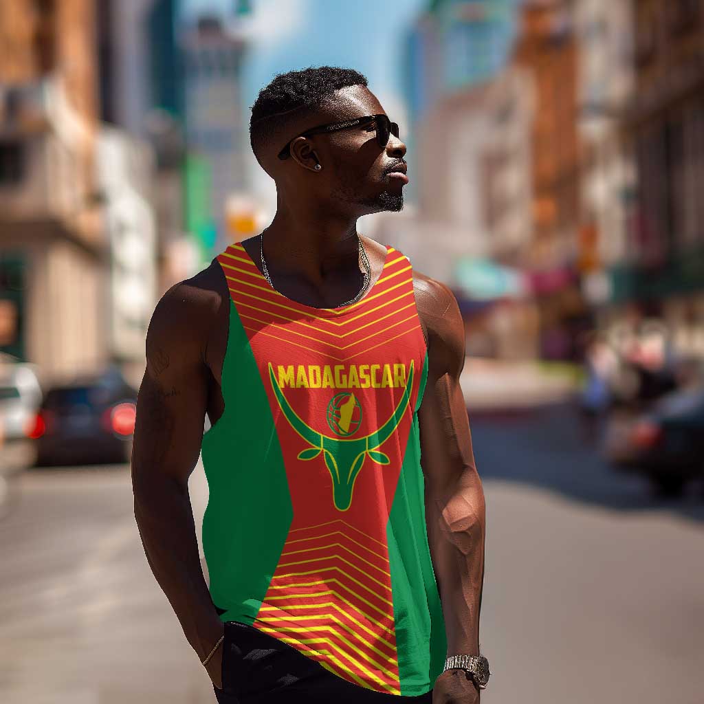 Afro Basketball Custom Madagascar Men Tank Top Come On Angel Manzano - African Pride