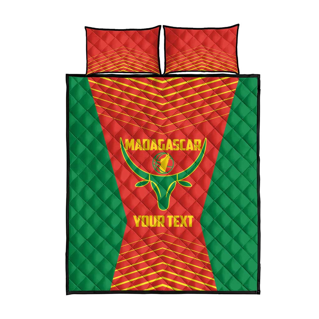 Afro Basketball Custom Madagascar Quilt Bed Set Come On Angel Manzano - African Pride