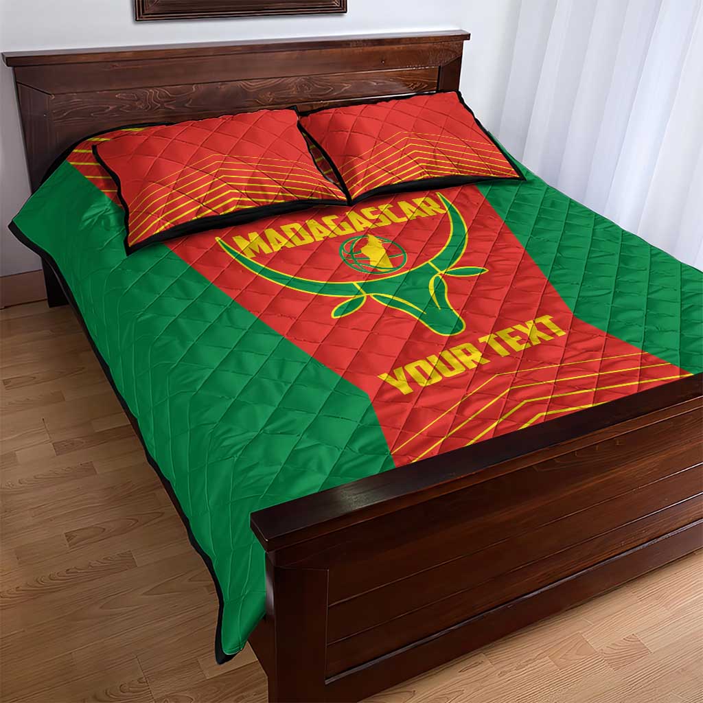 Afro Basketball Custom Madagascar Quilt Bed Set Come On Angel Manzano - African Pride