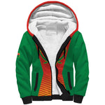 Afro Basketball Custom Madagascar Sherpa Hoodie Come On Angel Manzano - African Pride
