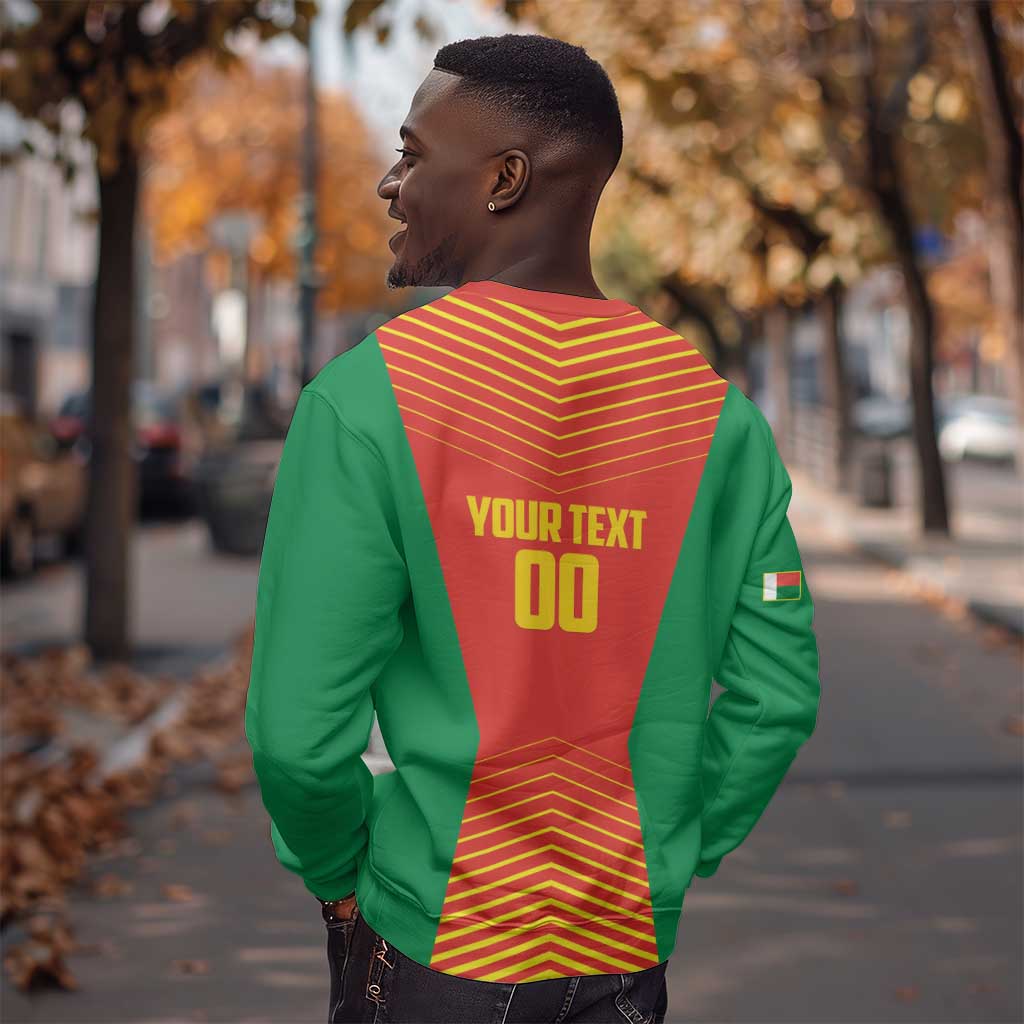 Afro Basketball Custom Madagascar Sweatshirt Come On Angel Manzano - African Pride