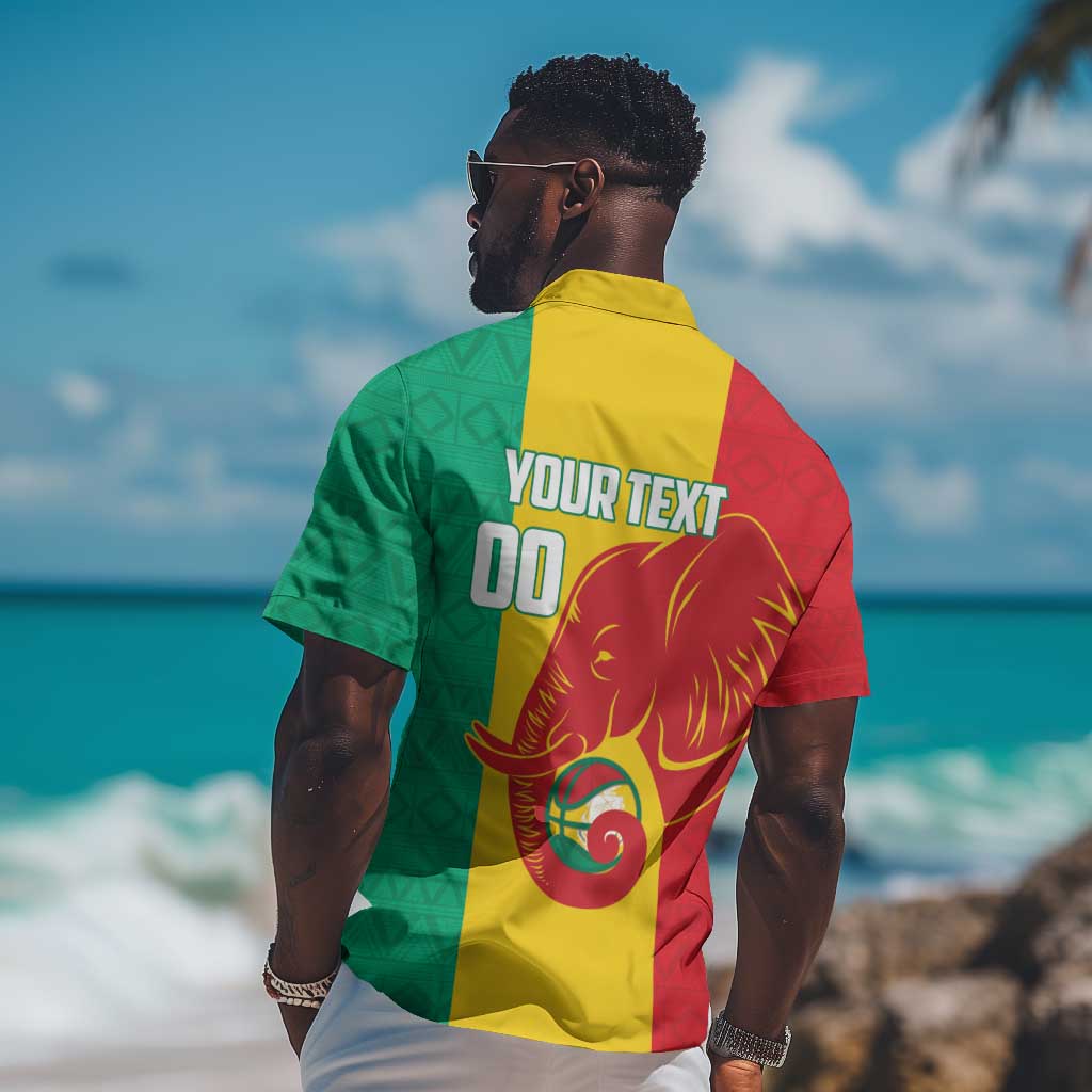 Afro Basketball Custom Guinea Hawaiian Shirt Syli Nationale African Pattern - African Pride