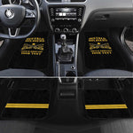 Personalized Afro Buffalo Soldiers Car Mats BSMC United States Army Black