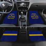 Personalized Afro Buffalo Soldiers Car Mats BSMC United States Army Blue