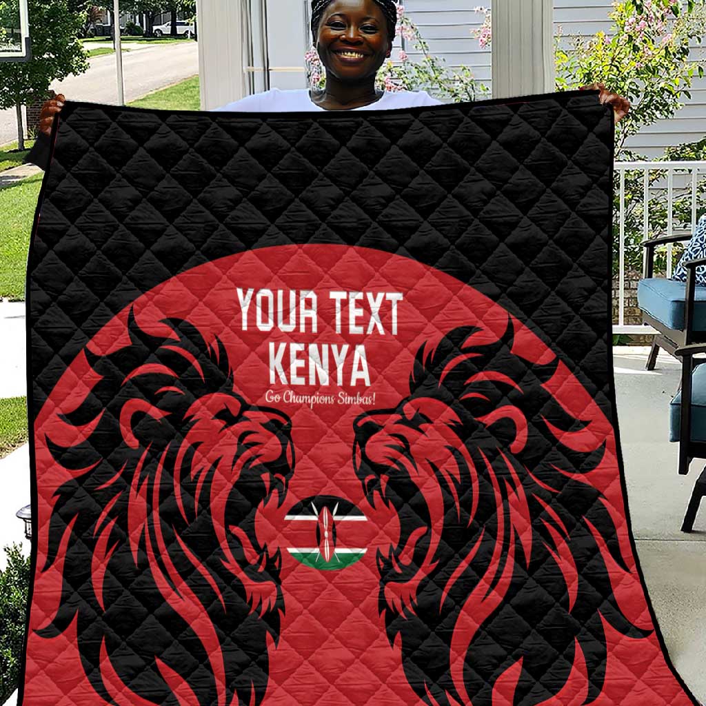 Custom Kenya Rugby Back Car Seat Cover 2024 Go Champions Simbas - Green LT14 main image 0