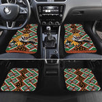Personalized Afro Niger Car Mats Leopard Ankara African Pattern