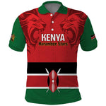 Custom Kenya Football Polo Shirt Go Harambee Stars African Pattern
