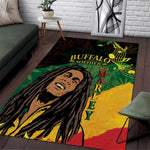 Afro Legend Bob Buffalo Soldier Area Rug American Heroes Reggae Style