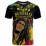 Afro Legend Bob Buffalo Soldier T shirt American Heroes Reggae Style