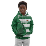 Zimbabwe Rugby Custom Kid Hoodie Sables 3rd Champions Proud - African Pride