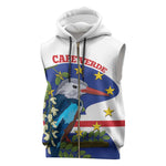 Cape Verde Sleeveless Zip Hoodie Grey-Headed Kingfisher Mix Honey Locust - African Pride