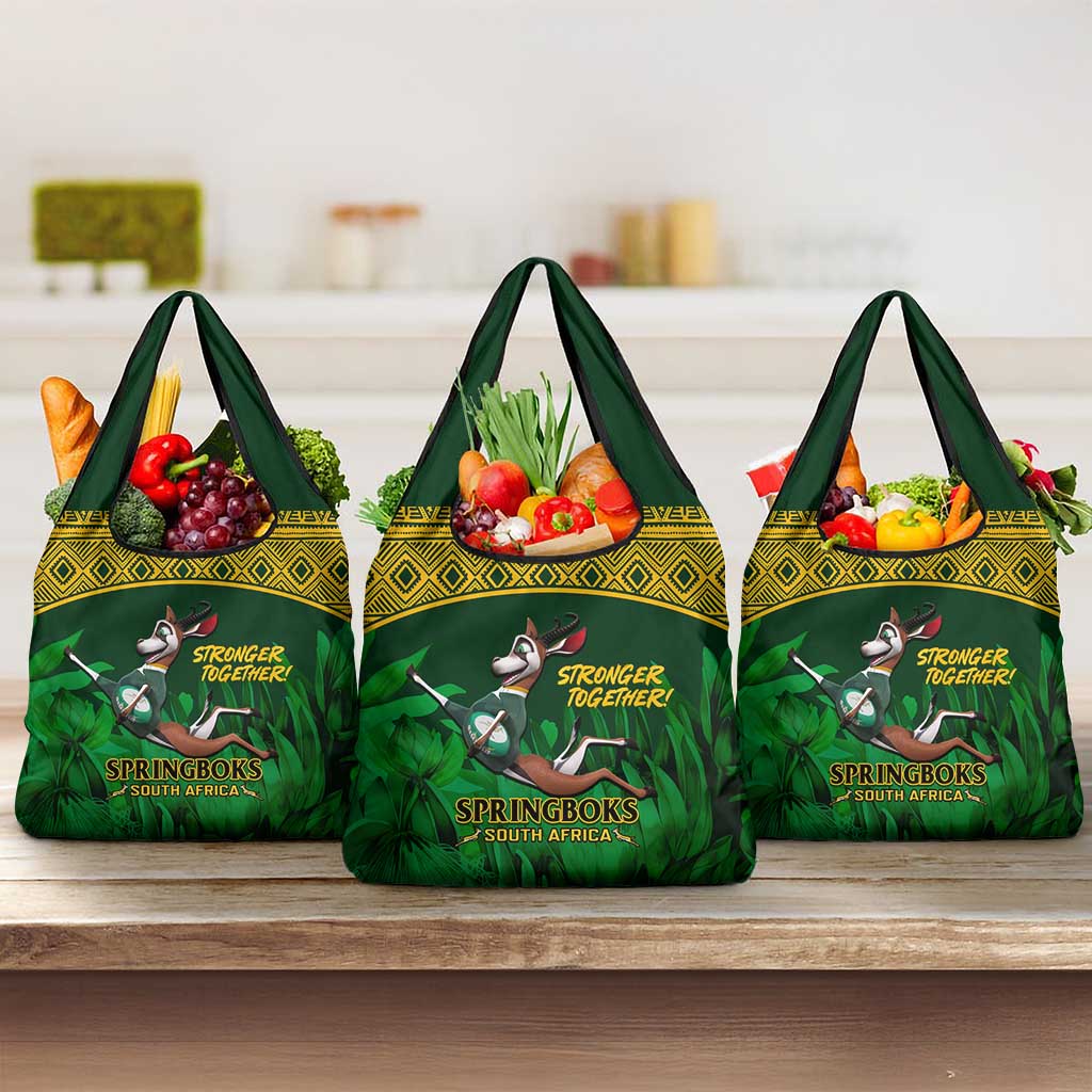 South Africa Rugby Grocery Bag Go Bokke World Cup Champions History