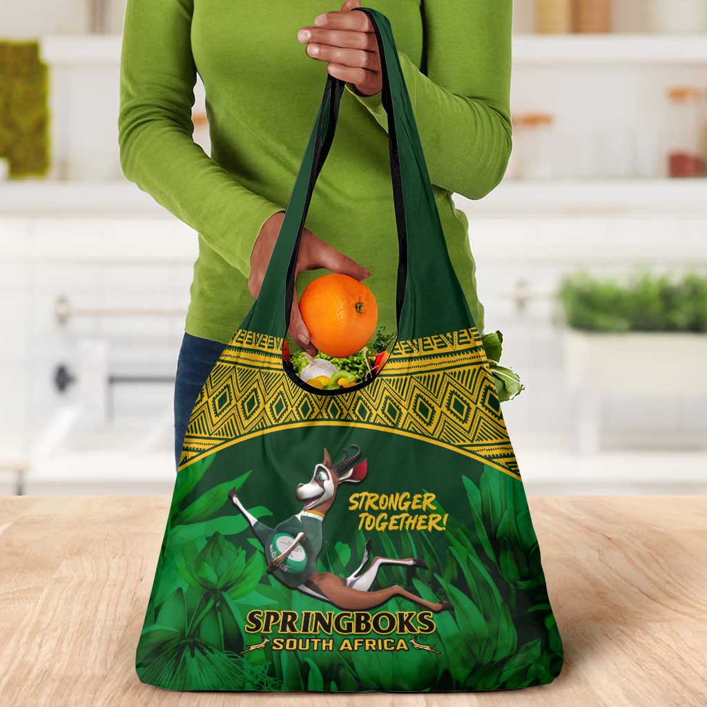 South Africa Rugby Grocery Bag Go Bokke World Cup Champions History