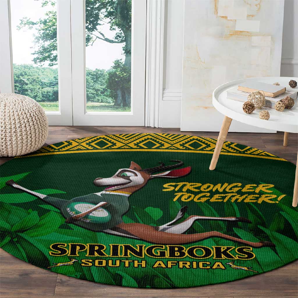 South Africa Rugby Round Carpet Go Bokke World Cup Champions History