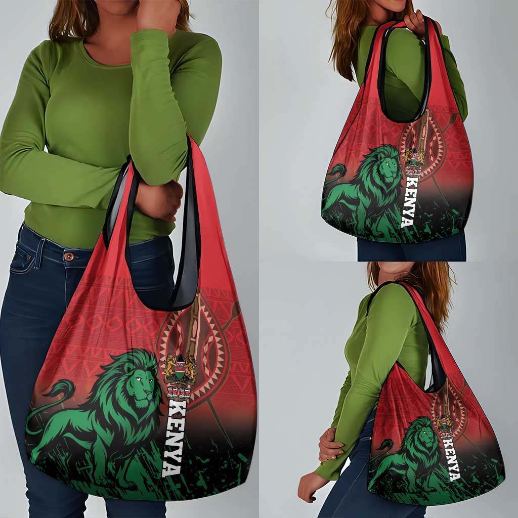 Kenya Independence Day Grocery Bag Jamhuri ya Kenya 1963 - African Pattern